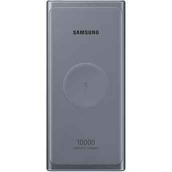 Power Bank Samsung EB-U3300XJEGEU, 10000mAh, 7.5W bežično punjenje, 25W, 2xUSB-C, sivi