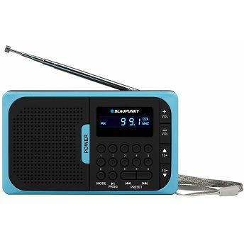 Prijenosni radio Blaupunkt PR5BL, FM/MP3/USB/microSD