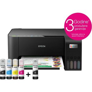 Printer Epson EcoTank L3250, CISS, ispis, kopirka, skener, WiFi, USB, A4