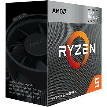 Procesor AMD Ryzen 5 4600G (6C/12T, 4.2GHz, 8MB, AM4), 100-100000147BOX