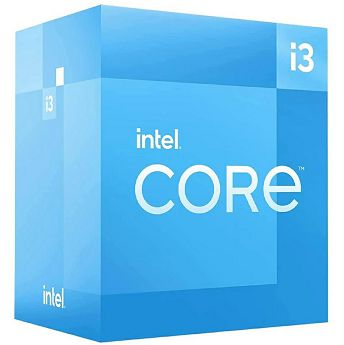 Procesor Intel Core i3-13100 (4C/8T, 4.8GHz, 12MB, LGA1700), BX8071513100