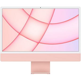 All in one Apple iMac 24" Retina, M1 Octa-Core, 8GB RAM, 512GB SSD, Apple 8-core Graphics, INT KB, Pink