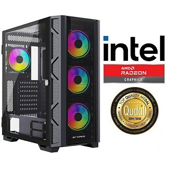 Računalo INSTAR Gamer Hurricane, Intel Core i7 12700F up to 4.9GHz, 16GB DDR4, 1TB NVMe SSD, AMD Radeon RX7700XT 12GB, no ODD, 5 god jamstvo