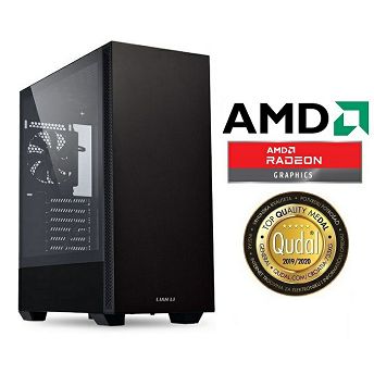 Računalo INSTAR Gamer Odin, AMD Ryzen 7 5800X up to 4.7GHz, 16GB DDR4, 1TB NVMe SSD, AMD Radeon RX7800XT 16GB, No ODD, 5 god jamstvo