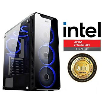 Računalo INSTAR Gamer Prime, Intel Core i5 10400F up to 4.3GHz, 16GB DDR4, 500GB NVMe SSD, AMD Radeon RX6500XT 4GB, no ODD, 5 god jamstvo