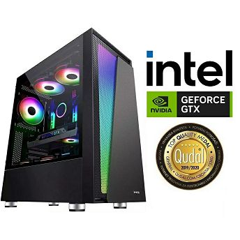 Računalo INSTAR Gamer Profundis, Intel Core i3 10100F up to 4.30GHz, 8GB DDR4, 500GB NVMe SSD, NVIDIA GeForce GTX1650 4GB, no ODD, 5 god jamstvo