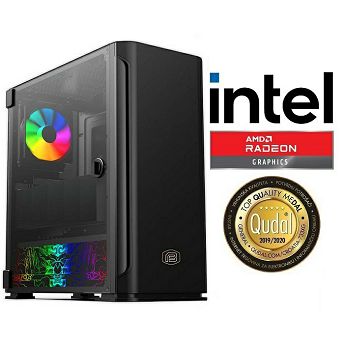 Računalo INSTAR Gamer Profundis, Intel Core i3 12100F up to 4.30GHz, 8GB DDR4, 500GB NVMe SSD, AMD Radeon RX6500XT 4GB, no ODD, 5 god jamstvo
