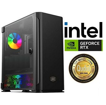 Računalo INSTAR Gamer Profundis, Intel Core i3 14100F up to 4.7GHz, 16GB DDR4, 500GB NVMe SSD, NVIDIA GeForce RTX3050 8GB, No ODD, 5 god jamstvo