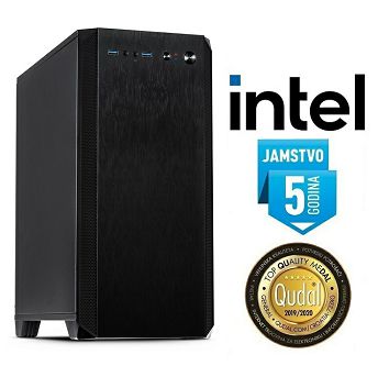 Računalo INSTAR Manager Pro, Intel Core i5 11400 up to 4.4GHz, 8GB DDR4, 500GB NVMe SSD, Intel UHD Graphics 730, DVD-RW, Win 11 Home, 5 god jamstvo
