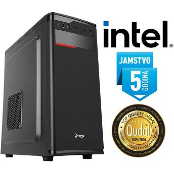 Računalo INSTAR Manager Pro, Intel Core i5 12400 up to 4.4GHz, 8GB DDR4, 500GB NVMe SSD, Intel UHD Graphics 730, DVD-RW, Win 10 Home, 5 god jamstvo