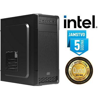 Računalo INSTAR Master, Intel Core i3 10100 up to 4.30GHz, 8GB DDR4, 250GB NVMe SSD + 1TB HDD, Intel UHD Graphics 630, DVD-RW, 5 god jamstvo