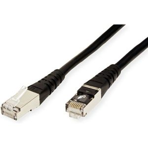 Kabel Roline S/FTP (PiMF) Cat.6 mrežni oklopljeni, 1.0m, crni