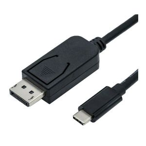 Kabel Roline, USB-C (M) na DisplayPort v1.2 (M), 2.0m, crni