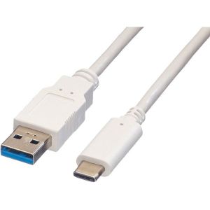 Kabel Roline Value, USB-A 3.1 na USB C, 1.0m, bijeli