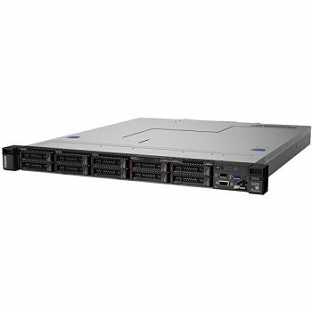 Server Lenovo ThinkSystem SR250, Intel Xeon E-2278G (8C 80W 3.4GHz), 1x16 GB UB ECC 2666 MHz max(4) 64 GB, Onboard SATA, NO HDD 2,5" HS (10), NO ODD, 2x GB LAN, 1x 450W HS
