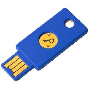 Sigurnosni ključ Yubico YubiKey FIDO2 U2F, USB-A, NFC, plavi