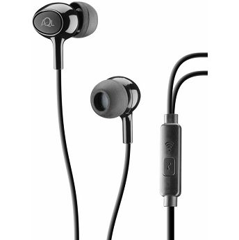 Slušalice Cellularline Acoustic, žičane, mikrofon, in-ear, crne
