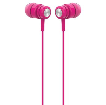 Slušalice Firebird by Adda Action Q25-RP, žičane, in-ear, roze