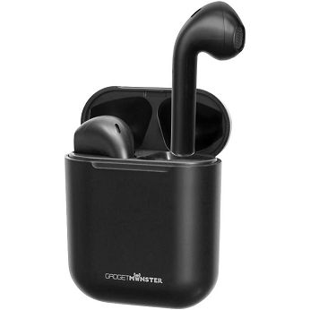 Slušalice GadgetMonster TWS, bežične, bluetooth, mikrofon, in-ear, crne