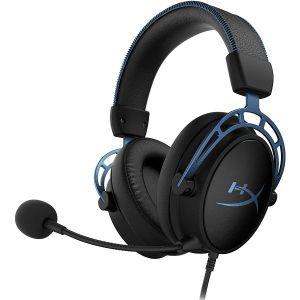 Slušalice HyperX Cloud Alpha S, HX-HSCAS-BL/WW, žičane, gaming, 7.1, mikrofon, over-ear, PC, PS4, PS5, crno-plave - BEST BUY