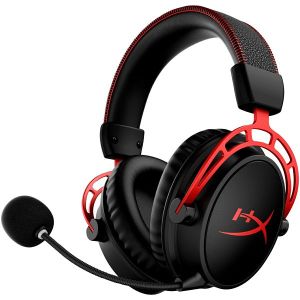 Slušalice HyperX Cloud Alpha Wireless, bežične, gaming, mikrofon, over-ear, PC, crno-crvene