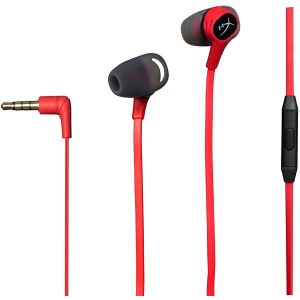 Slušalice HyperX Cloud Earbuds, HX-HSCEB-RD, žičane, mikrofon, gaming, in-ear, PC, Switch, crvene