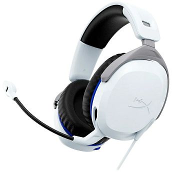 Slušalice HyperX Cloud Stinger 2 PS, žičane, gaming, mikrofon, over-ear, PS4, PS5, bijele