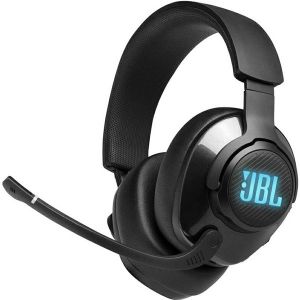 Slušalice JBL Quantum 400 RGB, žičane, gaming, mikrofon, over-ear, PC, PS4, Xbox, Switch, crne