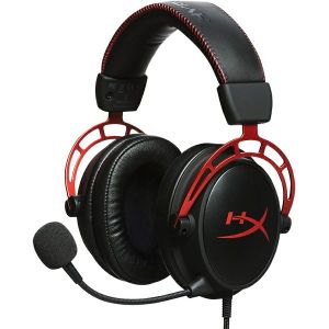 Slušalice HyperX Cloud Alpha, HX-HSCA-RD/EM, žičane, gaming, mikrofon, over-ear, PC, PS4, PS5, Xbox, Switch, crno-crvene - PROMO