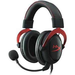 Slušalice HyperX Cloud II, KHX-HSCP-RD, žičane, gaming, mikrofon, over-ear, PC, PS4, PS5, Xbox, Switch, crno-crvene - MAXI PONUDA