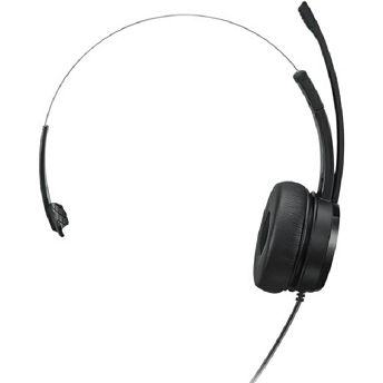 Slušalice Lenovo 100 Mono, žičane, mikrofon, on-ear, crne