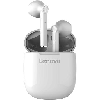 Slušalice Lenovo HT30,  bežične, bluetooth, mikrofon, in-ear, bijele