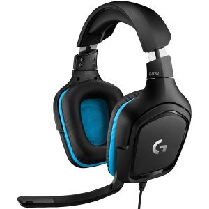 Slušalice Logitech G432, žičane, gaming, 7.1, mikrofon, over-ear, PC, PS4, Xbox, Switch, crno-plave - MAXI PROIZVOD