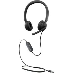 Slušalice Microsoft  Modern USB Headset, žičane, mikrofon, on-ear, crne