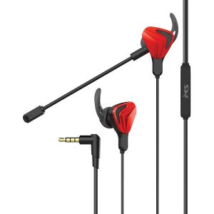 Slušalice MS Eos C300, žičane, mikrofon, gaming, in-ear, PC, crno-crvene