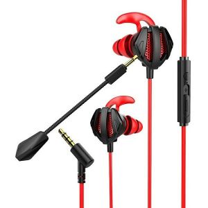 Slušalice Rampage RM-K16 X-Jammer, žičane, mikrofon, gaming, in-ear, PC, crno-crvene
