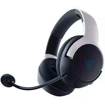 Slušalice Razer Kaira Hyperspeed, bežične, 2.4GHz/Bluetooth, gaming, mikrofon, over-ear, PC, PS5, smartphone, bijele, RZ04-03980200-R3G1