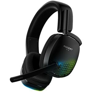 Slušalice Rocat Syn Pro Air, bežične, gaming, mikrofon, over-ear, RGB, PC, PS4, Switch, crne
