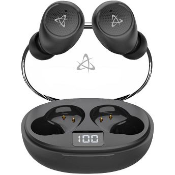 Slušalice SBOX EB-TWS115, bežične, bluetooth, mikrofon, in-ear, crne