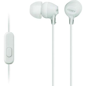 Slušalice Sony MDR-EX15AP/W, žičane, mikrofon, in-ear, bijele - MAXI PROIZVOD