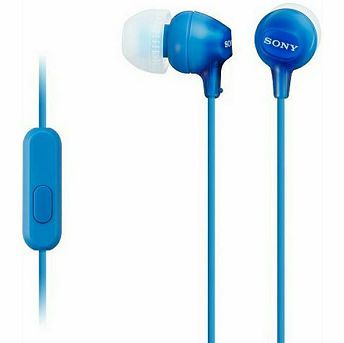 Slušalice Sony MDREX15APLI.CE7, žičane, mikrofon, in-ear, plave