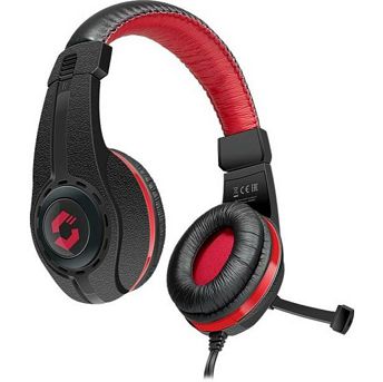 Slušalice Speedlink Legatos, žičane, gaming, mikrofon, on-ear, PC, crno-crvene
