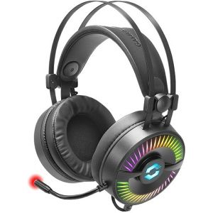 Slušalice Speedlink Quyre, žičane, gaming, 7.1, mikrofon, over-ear, PC, PS4, PS5, RGB, crne