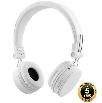 Slušalice Streetz HL-BT403, bežične, bluetooth, mikrofon, on-ear, bijele