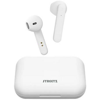 Slušalice Streetz TWS-1105, bežične, bluetooth, mikrofon, in-ear, bijele