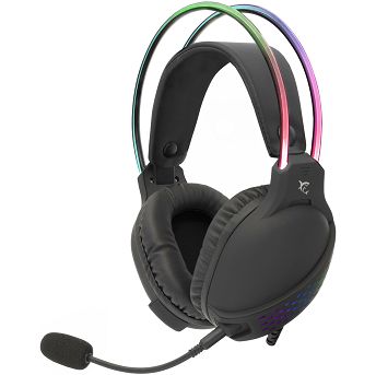 Slušalice White Shark GH-2140 Ox, žičane, gaming, mikrofon, over-ear, PC, PS4, PS5, Xbox, RGB, crne