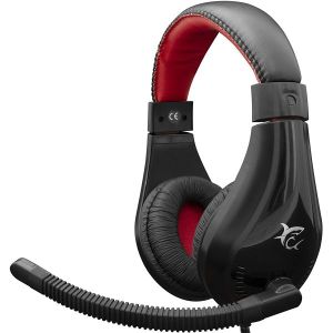 Slušalice White Shark Serval GH-2040, žičane, gaming, mikrofon, on-ear, PC, crno-crvene