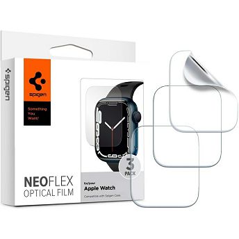 Zaštitna folija za sat Spigen Film Neo Flex, za Apple Watch 8/7 (41mm)/SE, 3 komada