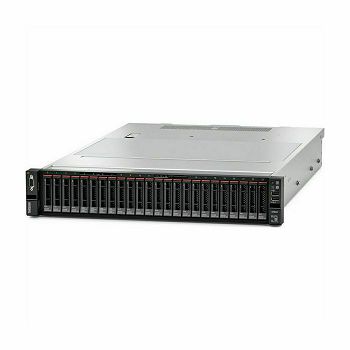 Server Lenovo ThinkSystem SR650, 1x Silver 4210R 10C 100W 2.4G, 1x 32GB DDR4 2933 MHz, No HDD max 24x2,5" HDD, 9350-8i, No LAN, 1x750W