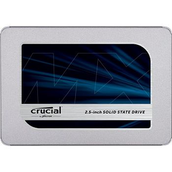 SSD Crucial MX500, 2.5", 1TB, SATA3 6Gb/s, R560/W510